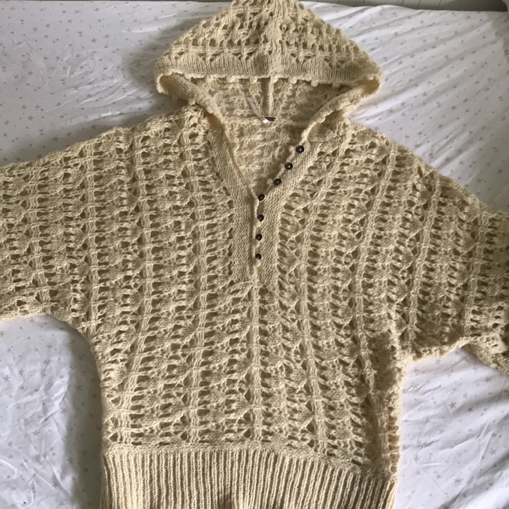 Free People hooded sweater